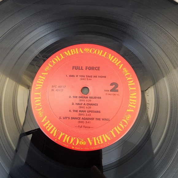 1985 Full Force Self Titled by CBS Inc LP Album Vinyl Record - Picture 8 of 13